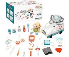Lean Toys Medinis vaikų gelbėjimo rinkinys su 22 dalimis