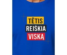 Mėlyni marškinėliai Tėtis reiškia viską