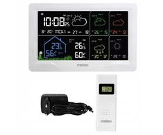 Meteorologinė stotelė METEO SP401 su Wi-Fi, laikrodžiu ir orų prognoze