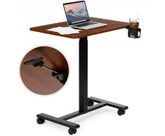 Mobilus rudas reguliuojamas stalas 70x48 cm ModernHome