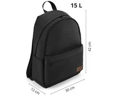 Mokyklinė juoda kuprinė Student