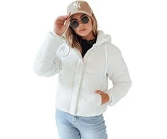 Moteriška baltos spalvos striukė Snowlike