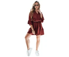 Moteriška bordinė vasarinė suknelė Lyvonne
