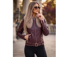 Moteriška bordo spalvos striukė Clarify