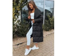 Moteriška juoda dygsniuota striukė Favi