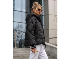 Moteriška juoda dygsniuota striukė West