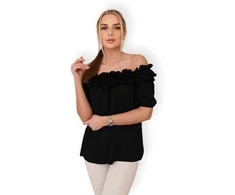 Moteriška juoda palaidinė Lorena