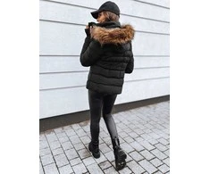 Moteriška juoda žieminė striukė Paloma