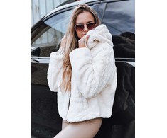Moteriška rusva kailinė striukė su gobtuvu Aisti