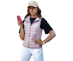 Moteriška šviesiai rožinė liemenė Stylish