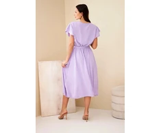 Moteriška šviesiai violetinė suknelė Larisa