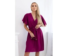Moteriška tamsiai violetinė suknelė Orbit