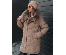Moteriška žieminė tamsiai rusva striukė Niki
