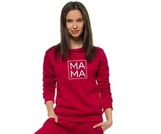 Moteriškas bordo džemperis MAMA