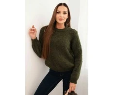 Moteriškas chaki spalvos megztinis Kaja