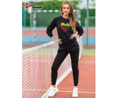 Moteriškas juodas sportinis komplektas Lietuva