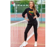Moteriškas juodas sportinis komplektas Lietuva
