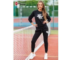 Moteriškas juodas sportinis komplektas Vytis