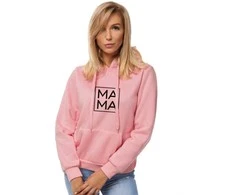 Moteriškas rausvas džemperis MAMA