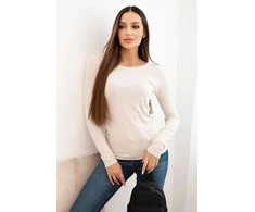 Moteriškas rusvos spalvos megztinis Renat
