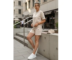 Moteriškas šviesiai rusvas komplektas Sport