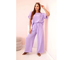 Moteriškas šviesiai violetinis komplektas Aqua