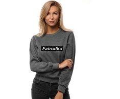 Moteriškas tamsiai pilkas džemperis Fainulka
