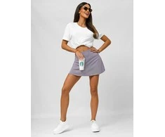 Moteriškas violetinės spalvos sijonas- šortai Active
