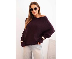 Moteriškas violetinis megztinis Anit