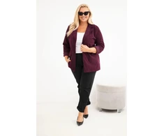 Moteriškas violetinis švarkas Velvet