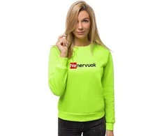Moteriškas žalias neoninis džemperis Nenervuok