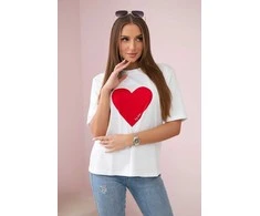 Moteriški balti marškinėliai Madame