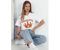 Moteriški balti marškinėliai Princess