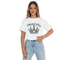 Moteriški balti marškinėliai Princess