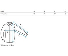 Moteriški oversize mėlyni marškiniai Mona