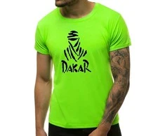Neoniniai žali vyriški marškinėliai Dakar