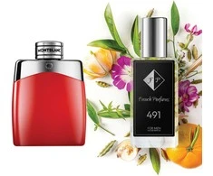 Nr491 kvepalai įkvėpti Montblanc - Legend Raudona 33 ml