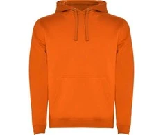Oranžinis džemperis su gobtuvu Urban