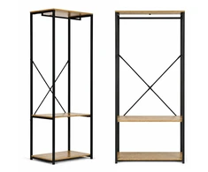 Pastatoma pakaba su lentynomis drabužiams ir batams ModernHome