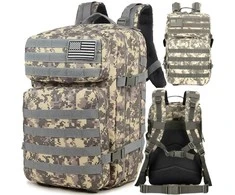 Pilka karinė kuprinė Army