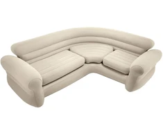 Pripučiama keturvietė kampinė sofa 257x203x76 cm INTEX 68575