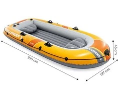 Pripučiama valtis Intex CHALLENGER 3 66313NP, 295x137x43 cm