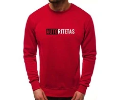 Raudonas vyriškas džemperis Autoritetas