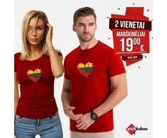 Raudonų marškinėlių komplektas LTU