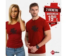 Raudonų marškinėlių komplektas Vytis