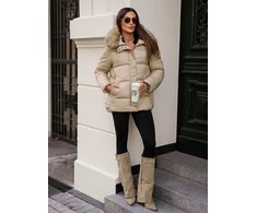 Rusva žieminė moteriška striukė Star