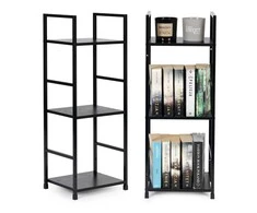 Modernhome Moderni lentyna, metalinis rėmas, LOFT, juoda