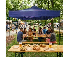 Sodo palapinės stogo danga 3x3 m mėlyna MultiGarden
