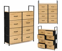 Spintelė su 8 audinio stalčiais 80 cm ModernHome