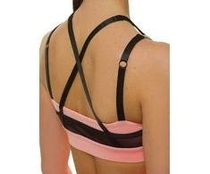 Sportinė juoda/rožinė liemenėlė dian